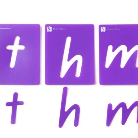 Alphabet Lowercase Stencils Pkt 26 (QLD)