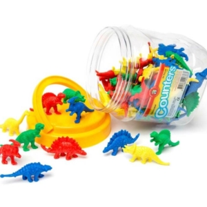 Dinosaur Counters Jar of 64