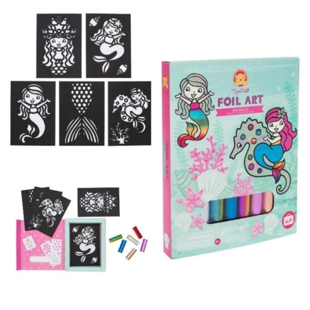 Tiger Tribe Foil Art Mermaids