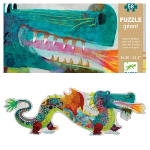 Djeco Leon the Dragon Giant Puzzle 58pcs