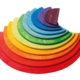 Grimm's Wooden Rainbow Semicircles 11pcs