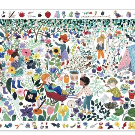 Djeco Observe Thousand Flowers Puzzle 100pcs