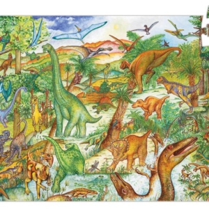 Djeco Observe Dinosaurs Puzzle 100pcs & Booklet