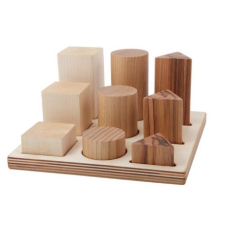 Wooden Story Natural Wooden XL Shape Sorter Board