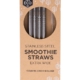 Stainless Steel Smoothie Straws 4 pack and Brush