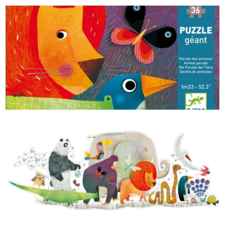 Djeco Animal Parade Giant Puzzle 36pcs