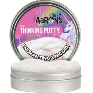 Crazy Aarons Glow Thinking Putty Enchanting Unicorn