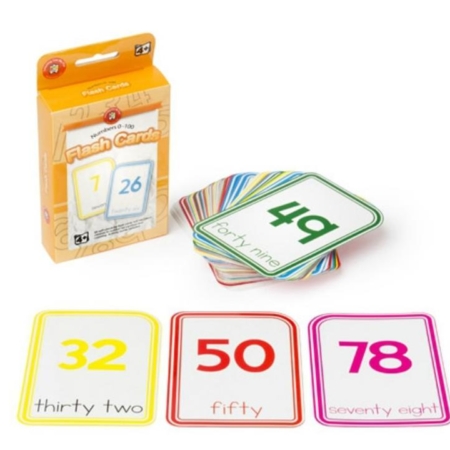 Numbers 0-100 Flash Cards