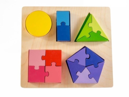 Kiddie Connect Jigsaw  Shape Fraction Puzzle