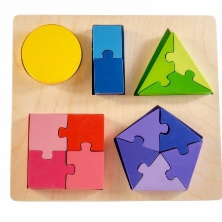 Kiddie Connect Jigsaw  Shape Fraction Puzzle