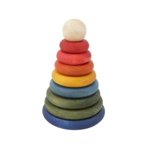 Wooden Story Round Rainbow Stacker