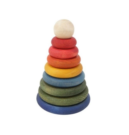 Wooden Story Round Rainbow Stacker