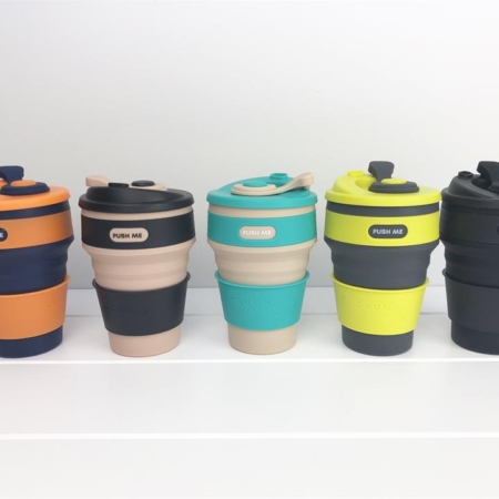 Crumple Collapsible Eco Coffee Cup 350ml