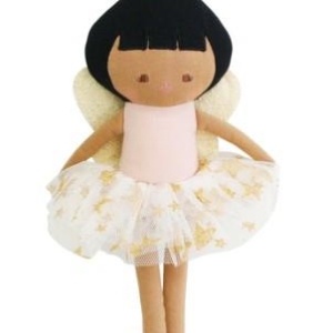 Alimrose Baby Fairy Doll Pink Linen