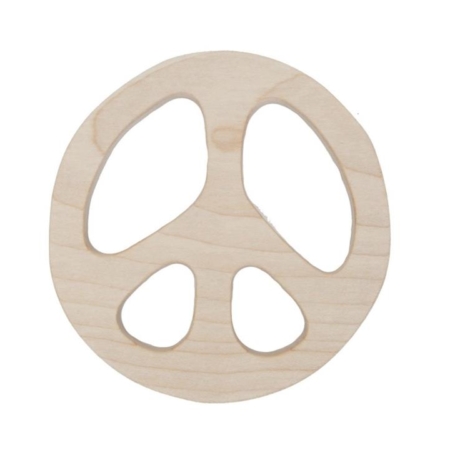 Wooden Story Peace Maple Wood Teether