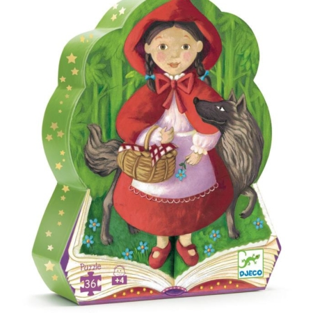 Djeco Little Red Riding Hood Silhouette Puzzle 36pc