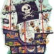 Djeco The Pirate Ship Giant Puzzle 36pc