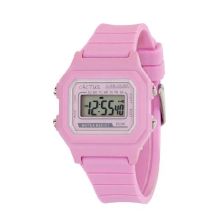 Cactus Dynamo Kids Digital Watch - Pink