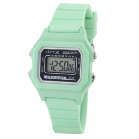 Cactus Dynamo Kids Digital Watch - Mint