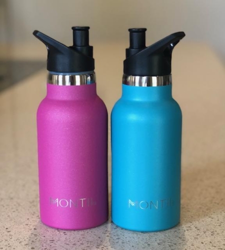 MontiiCo Insulated Glitter Mini Drink Bottle