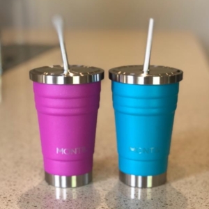 MontiiCo Insulated Glitter Mini Smoothie Cup - 275ml