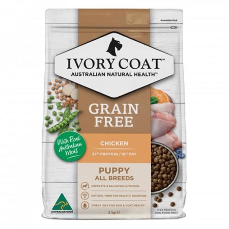 Ivory Coat Grain Free Puppy Dry Food Chicken  13 Kg