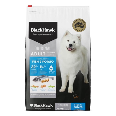 Black Hawk Fish & Potato Adult Dog Dry Food  20 Kg