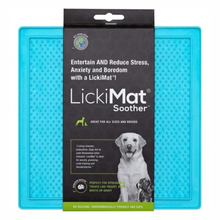 Lickimat Classic Soother Dog Turquoise 1 Pack