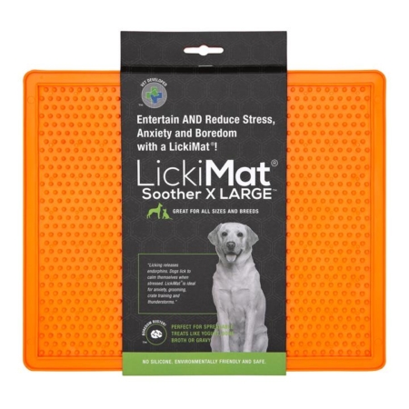 Lickimat Classic Soother Xl Dog Orange 1 Pack