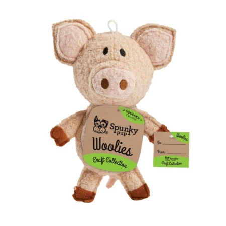 Spunky Pup Woolies Pig  1 Pack