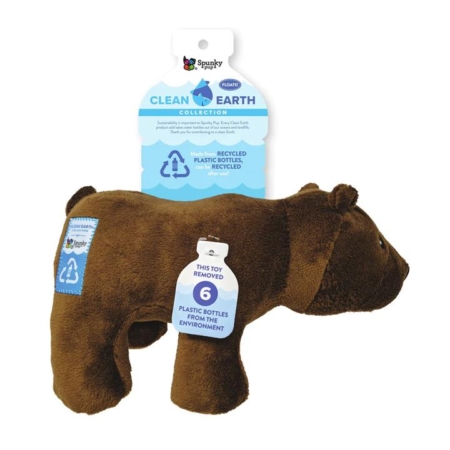 Spunky Pup Clean Earth Bear Small 1 Pack