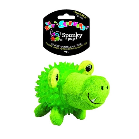 Spunky Pup Lil' Bitty Squeakers Gator  1 Pack