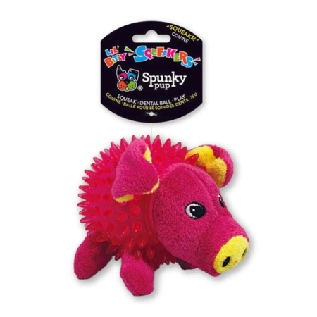 Spunky Pup Lil' Bitty Squeakers Pig 1 Pack