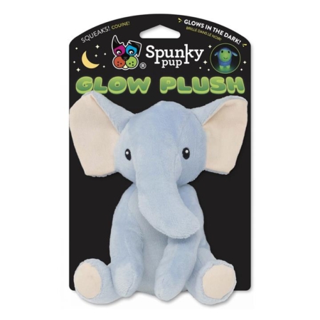 Spunky Pup Glow Plush Elephant Small 1 Pack