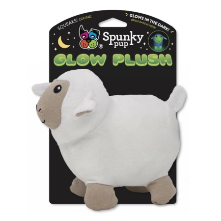 Spunky Pup Glow Plush Lamb Large 1 Pack