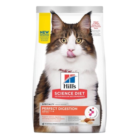 Hill's Science Diet Perfect Digestion Adult Dry Cat Food  5.9 Kg