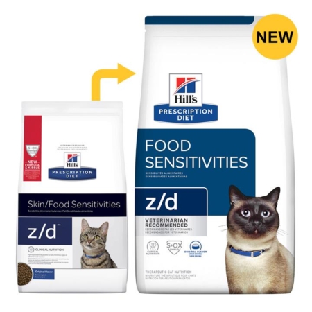 Hill's Prescription Diet Z/D Skin/Food Sensitivities Dry Cat Food  3.9 Kg