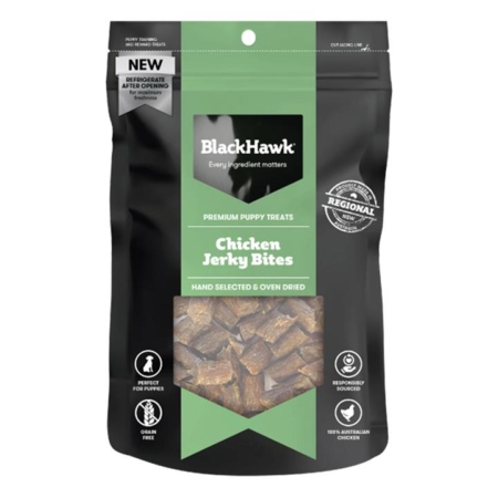 Black Hawk Puppy Chicken Jerky Bites 100 Gm
