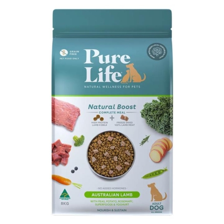 Pure Life Natural Boost Dog Adult Lamb  1.8 Kg