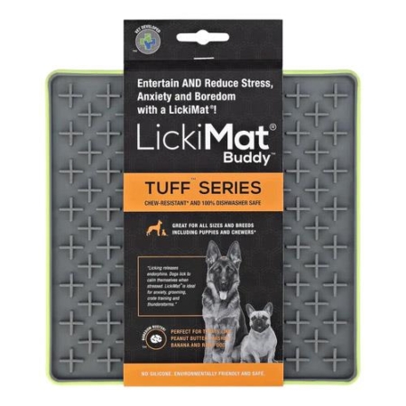 Lickimat Tuff Buddy Dog Green 1 Pack