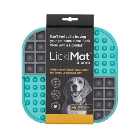 Lickimat Slomo Dog Turquoise 1 Pack