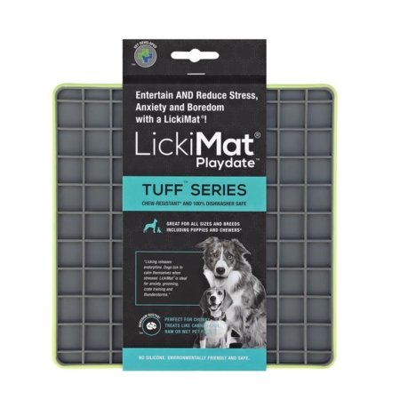 Lickimat Tuff Playdate Dog Green 1 Pack