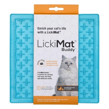Lickimat Classic Buddy Cat Turquoise 1 Pack