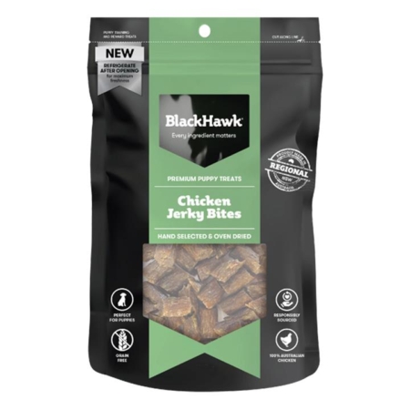 Black Hawk Puppy Chicken Jerky Bites  300 Gm