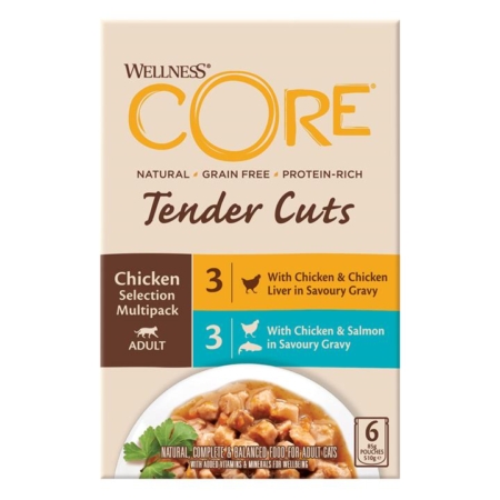 Wellness Core Tender Cuts Chicken Selection Multipack 85 Gm * 6 1 Pack