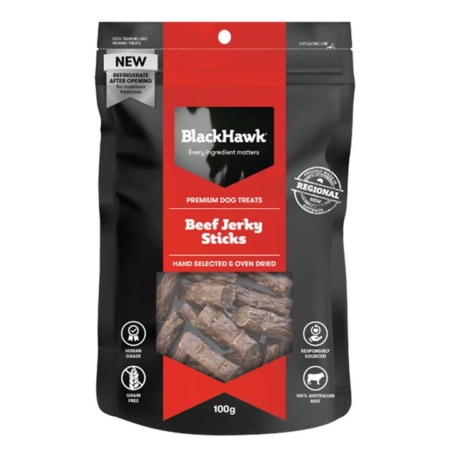 Black Hawk Dog Beef Jerky Sticks 200 Gm
