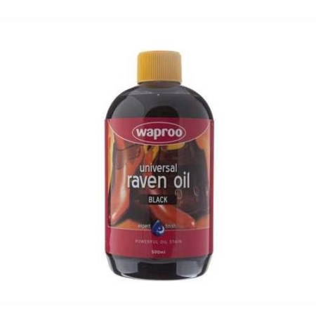 Waproo Raven Oil Leather Dye Black  500 Ml