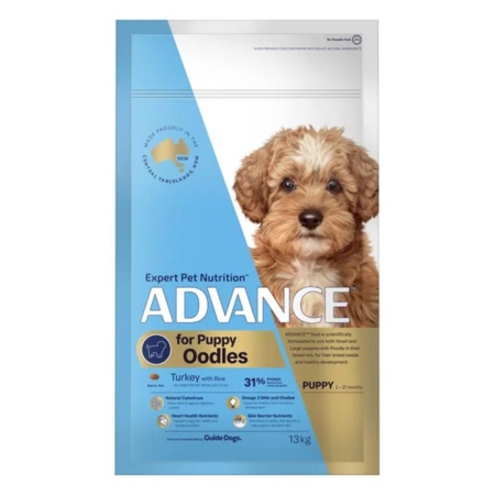 Advance Oodles Puppy Dry Food (Turkey & Rice)  13 Kg