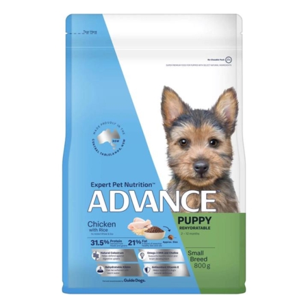 Advance Puppy Rehydratable Small Breed Dog Dry Food (Chicken & Rice) 800 Gm