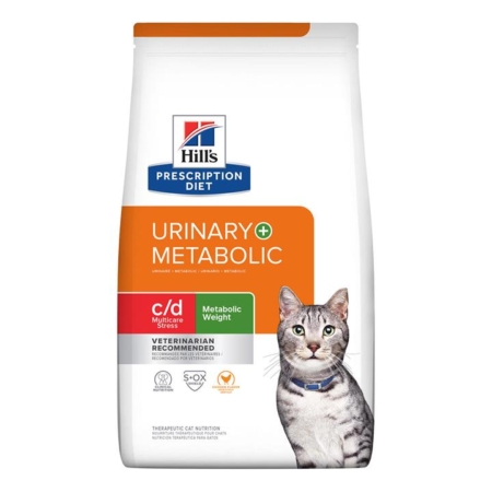 Hill’s Prescription Diet Metabolic + Urinary Stress (Weight And Urinary Care) Dry Cat Food  2.88 Kg